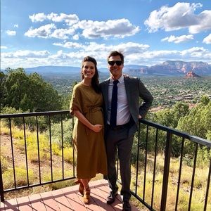 Suunday gauze wrap dress